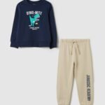 OVS Jog Set Blue Wing Te