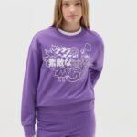 OVS Round Neck O Deep Lavende