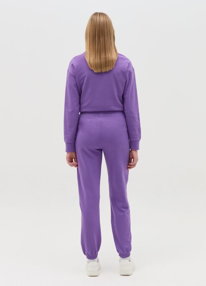 ⁦Girls' Joggers – Deep Lavender⁩ - الصورة ⁦2⁩