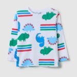 OVS T-Shirt Aop Lucent White
