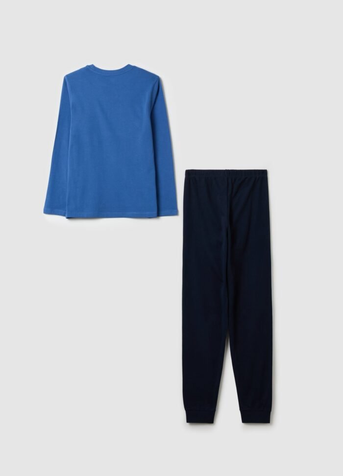 Boys' Pyjamas – Blue & Light Blue - Image 2
