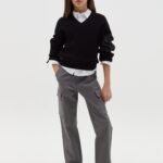 Girls' Cargo Trousers – Grey
