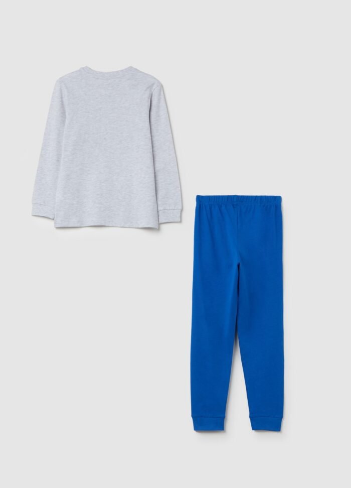 Boys' Pyjamas – Grey & Blue - Image 2