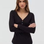 OVS Ls Rib Seraf Black