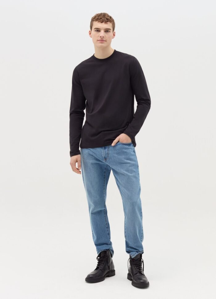 ⁦Men's Stretch T-Shirt – Dark Grey⁩ - الصورة ⁦2⁩