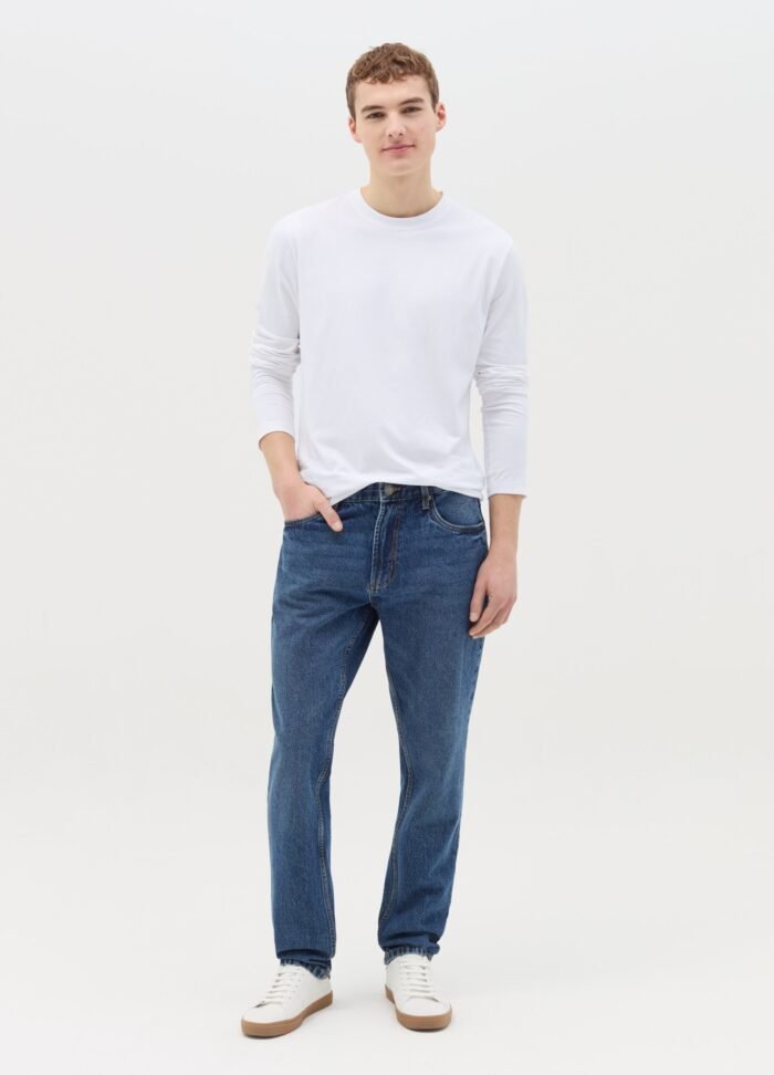 ⁦Men's Stretch T-Shirt – Bright White⁩ - الصورة ⁦2⁩
