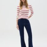 OVS Striped Rib Bco Riga Rso