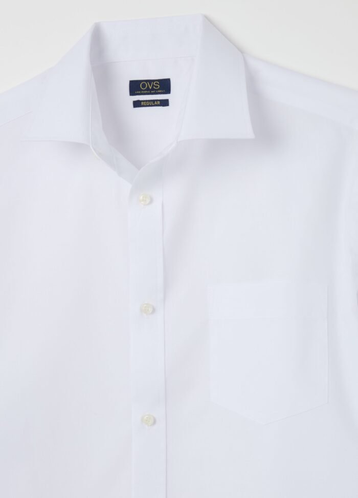 ⁦Men's Shirt – White⁩ - الصورة ⁦2⁩