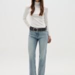 Women's Turtleneck Top – Off White