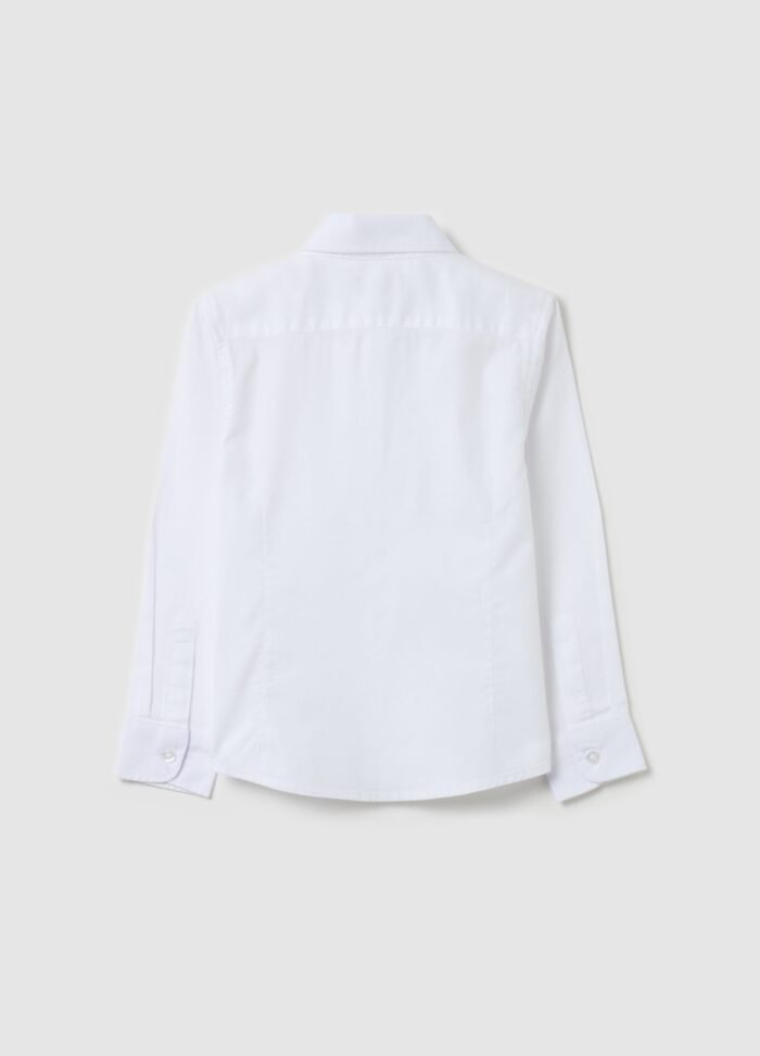 ⁦Boys' Formal Shirt – White⁩ - الصورة ⁦2⁩