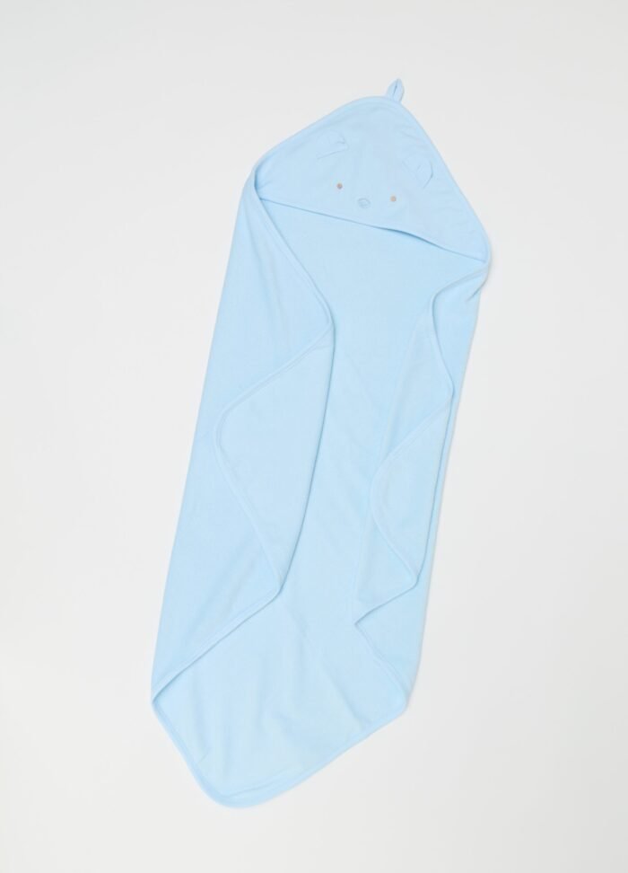 Baby Bathrobe – Light Blue - Image 2