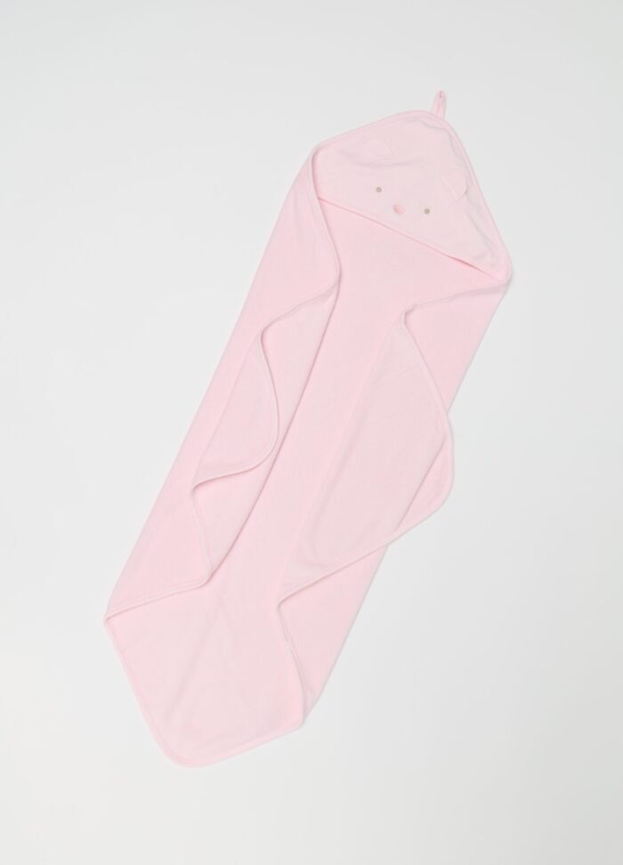 Baby Bathrobe – Light Pink - Image 2