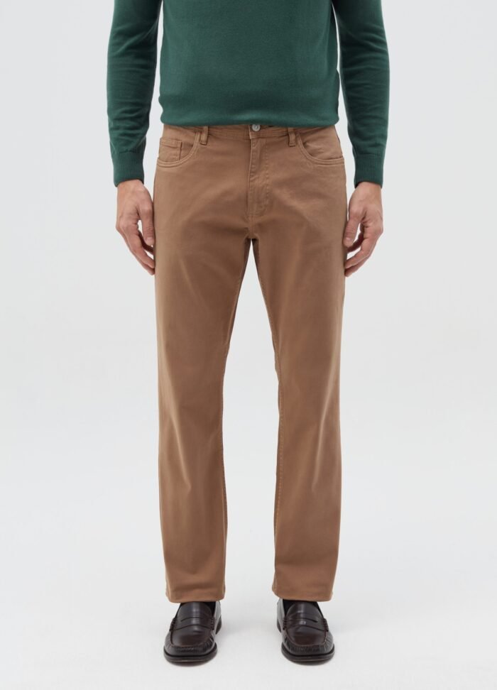 Men's Regular-Fit Jeans – Tobacco Brown - Image 2