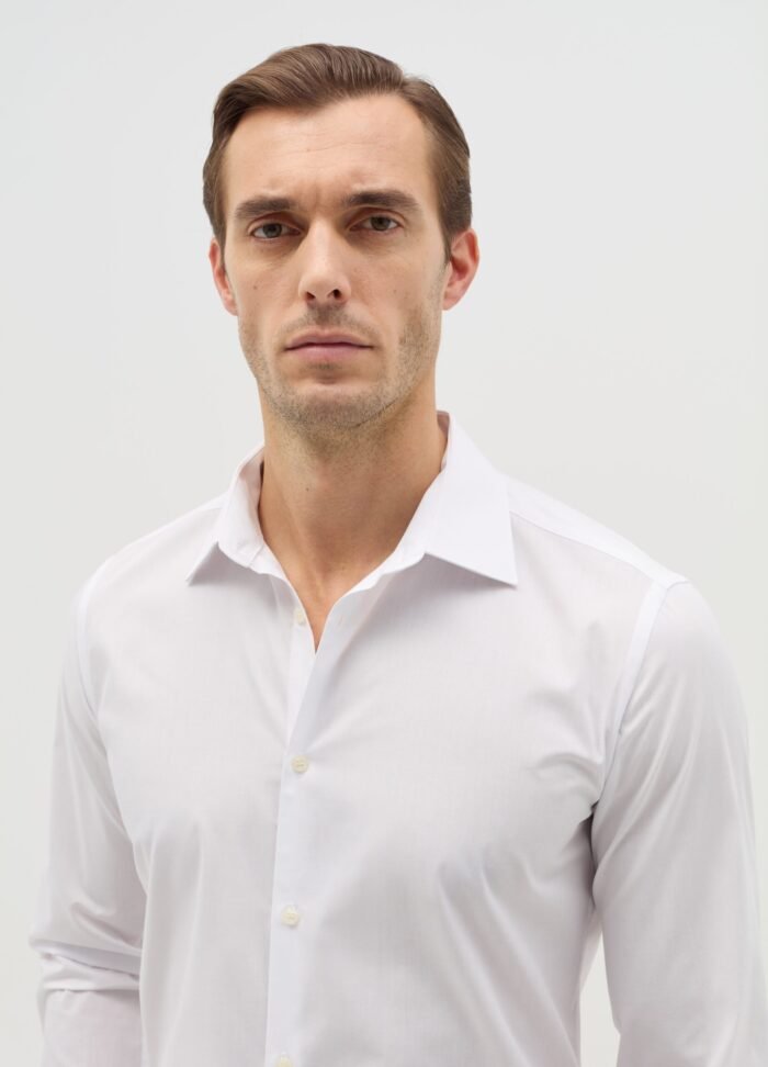 ⁦Men's Shirt – Optical White⁩ - الصورة ⁦2⁩