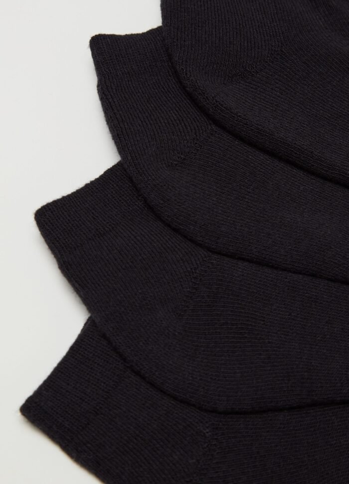 Men's Trainer Socks – 3 Pack, Black - Image 2