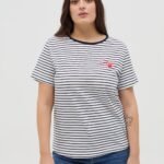 OVS Tsh906 T-Shi Blu Riga Bia