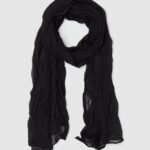 OVS Crinkle Soli Black