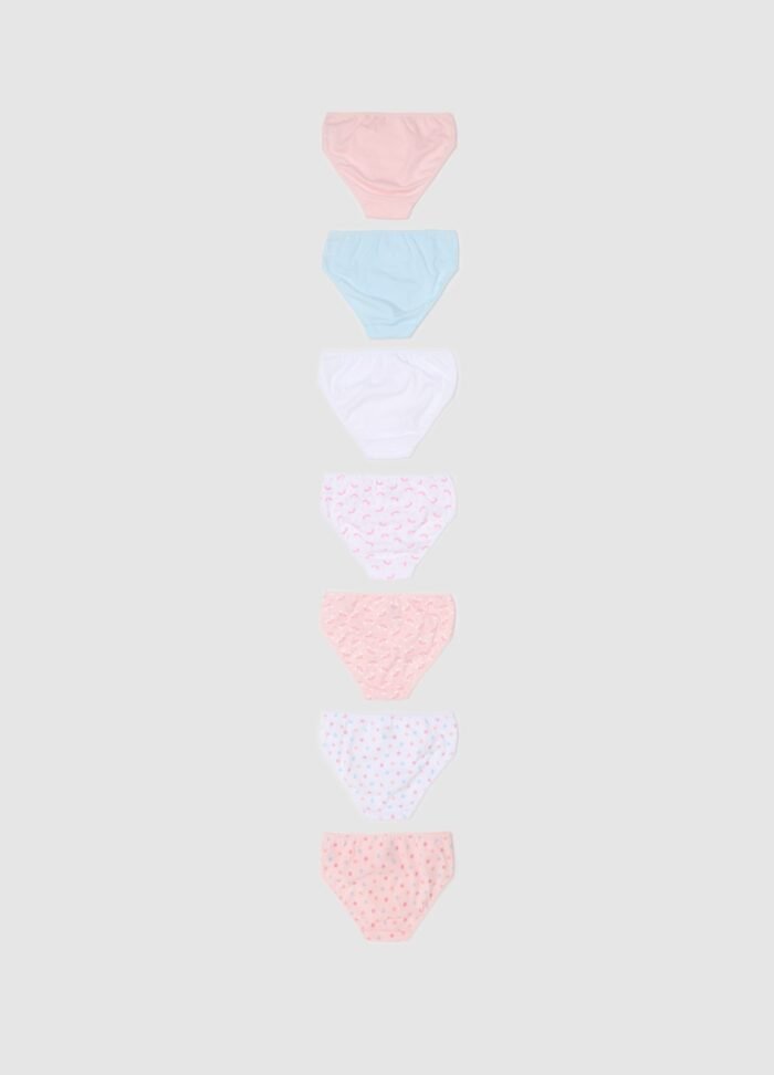Girls' Briefs – 7 Pack, Mixed Colours - Image 2