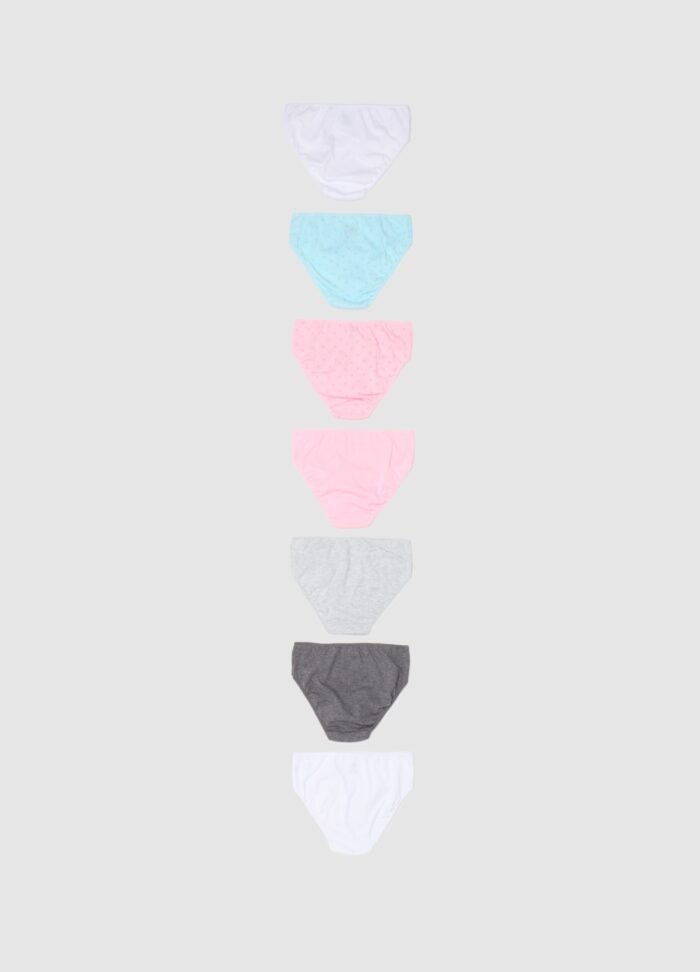 Girls' Briefs – 7 Pack, Multicolour - Image 2