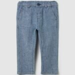 OVS Stripes Wove Blue