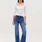 OVS Flare Denim Medium Blue