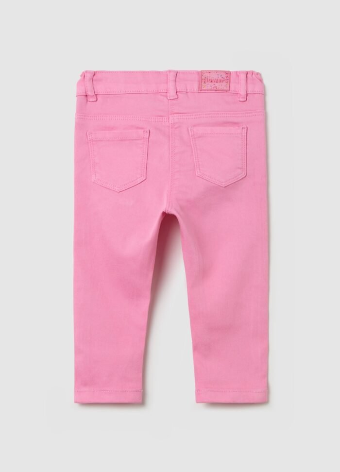 Baby Girls' 5-Pocket Trousers – Pink - Image 2