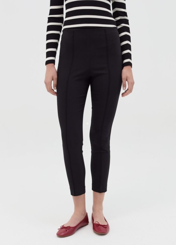 ⁦Women's Leggings – Black⁩ - الصورة ⁦2⁩