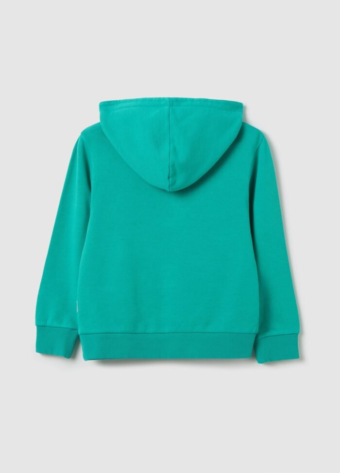 ⁦Boys' Sweatshirt – Bright Aqua⁩ - الصورة ⁦2⁩