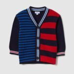 OVS Striped Card Dark Blue