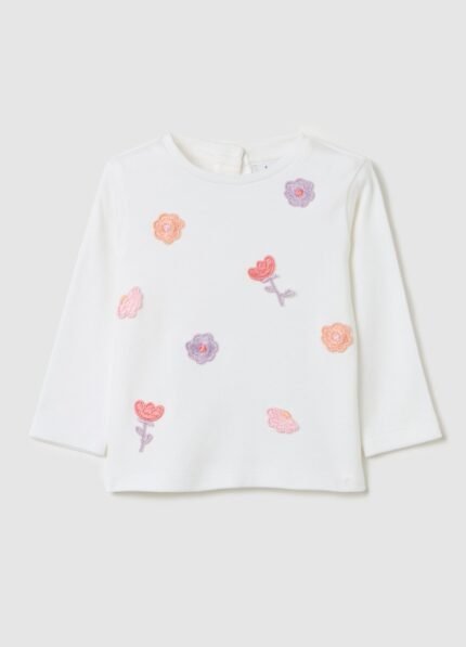 Baby Appliqué T-Shirt – Off White