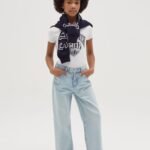 Girls' Denim Culottes – Light Blue