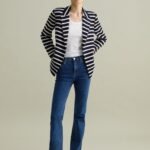 OVS Knit Fabric Blu/Bianco