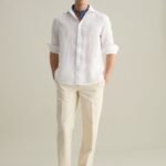 Men's Pure Linen Shirt – Optical White