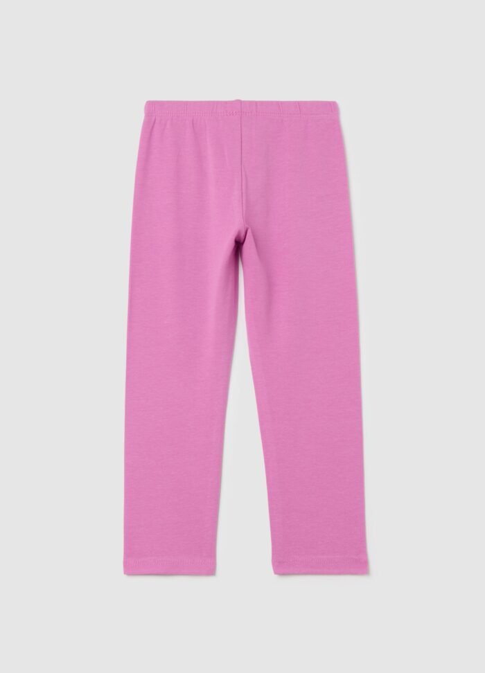 ⁦Girls' Cropped Leggings – Lilac⁩ - الصورة ⁦2⁩