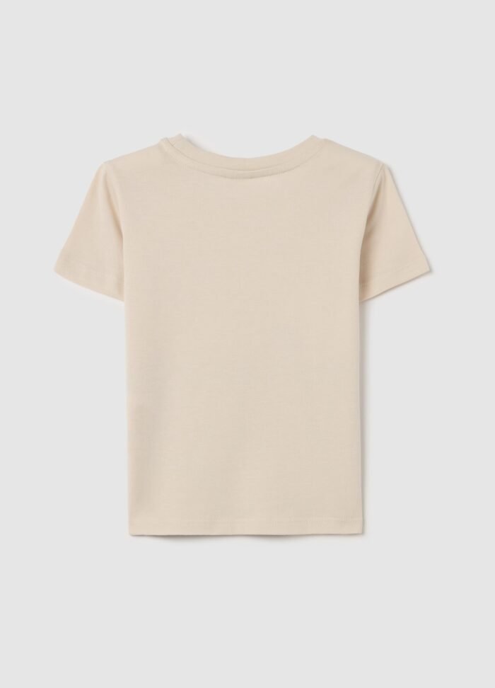 Baby Boys' Printed T-Shirt – Pale Grey - Image 2