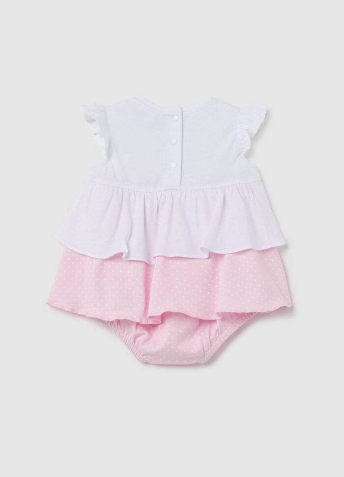 Baby Short Romper – Pink - Image 2