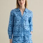 Emboidered B Azzurro/Verd