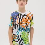OVS T-Shirt Aop Bright White