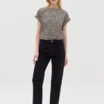 OVS Shi224 S/S S Marrone/Nero