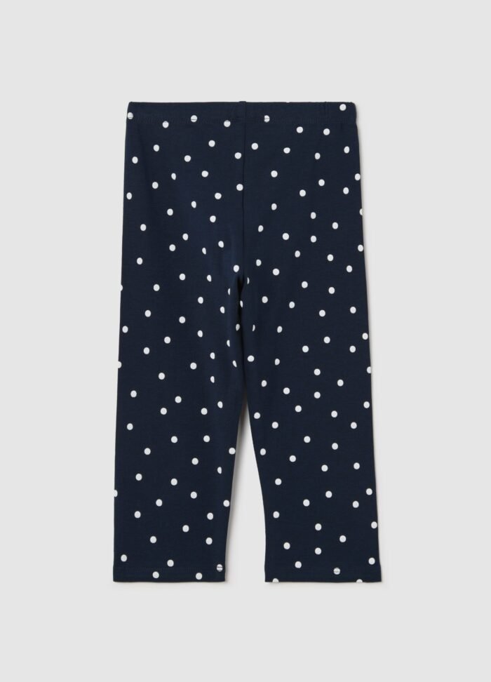 ⁦Girls' Leggings – Deep Navy⁩ - الصورة ⁦2⁩