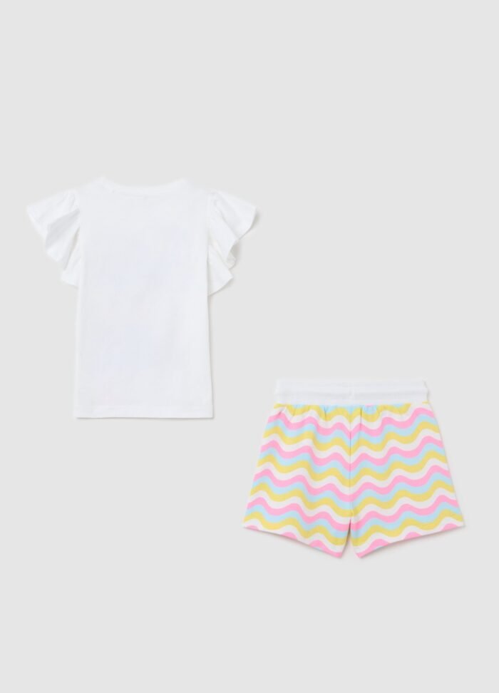 Girls' Character Jogging Set – White - Image 2