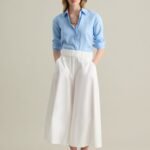 OVS Linen Blouse Light Blue
