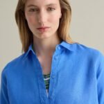 OVS Linen Blouse Palace Blue