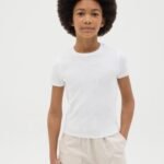 OVS T-Shirt Rib Lucent White