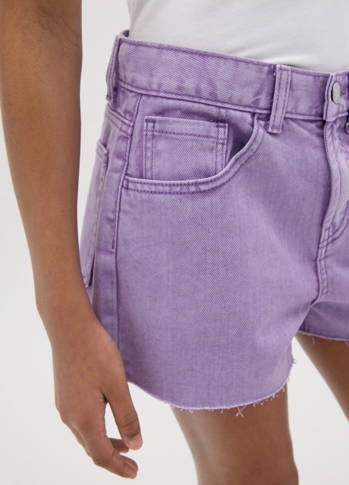 ⁦Girls' Shorts – Violet⁩ - الصورة ⁦2⁩