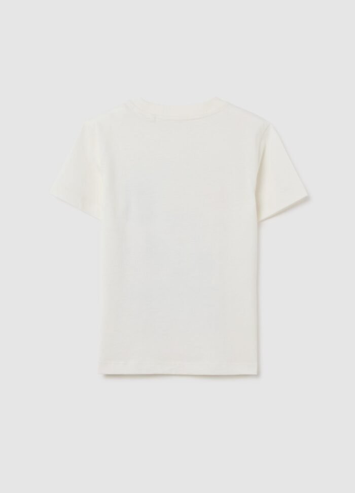 ⁦Boys' Round-Neck T-Shirt – Sugar Pink⁩ - الصورة ⁦2⁩