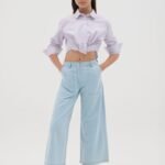 OVS Chambray Pan Light Blue