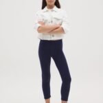 Girls' Cropped Leggings – Maritime Blue