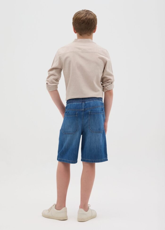 Boys' Joggers – Medium Blue - Image 2