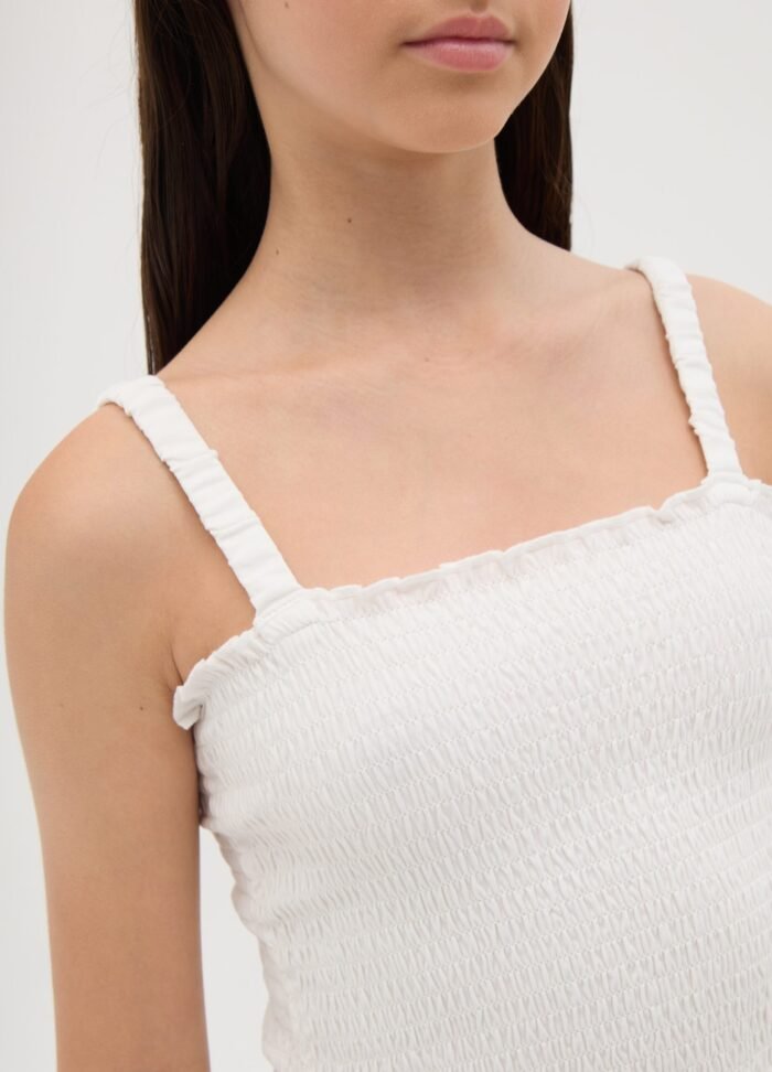 Girls' Smock Top – Snow White - Image 2